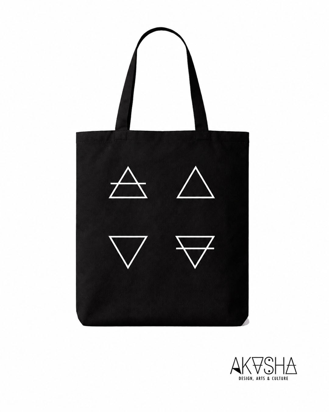 4 Elements | Tote Bag Black | AKASHA Designs
